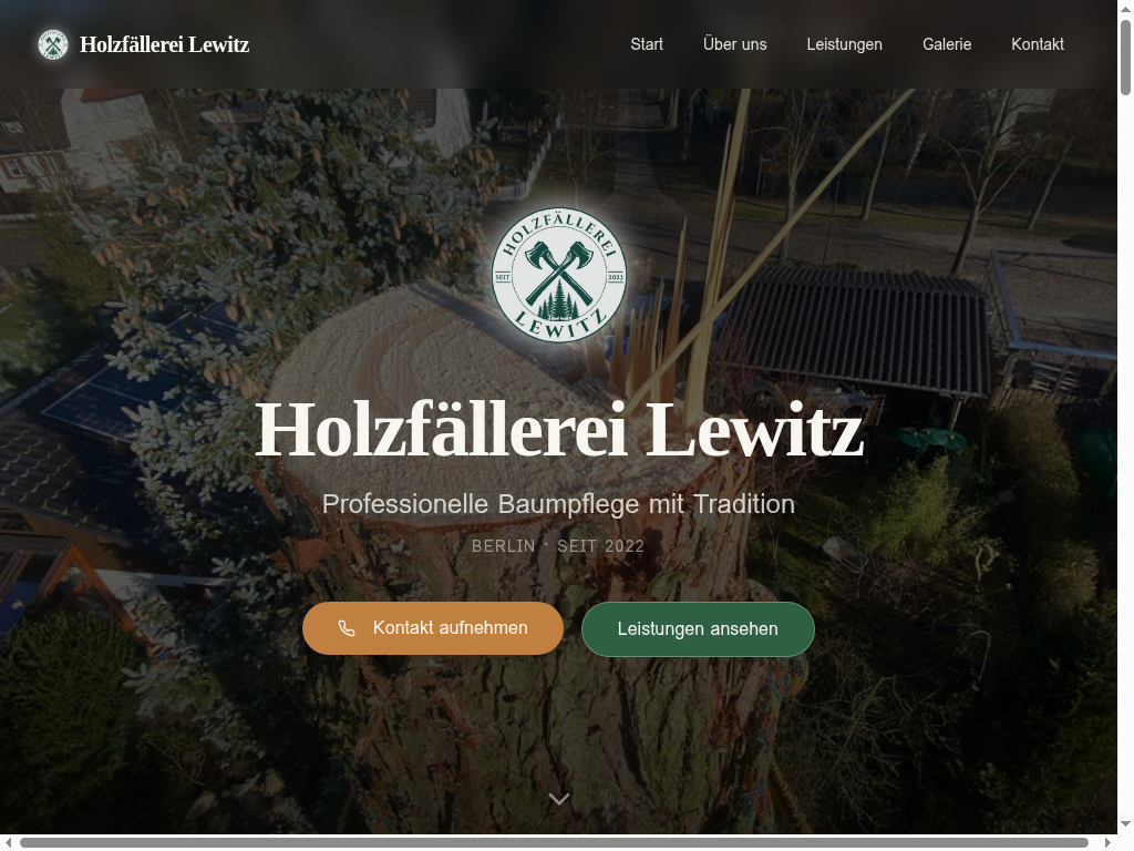 Holzfällerei Lewitz